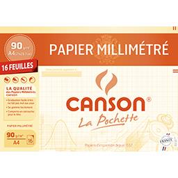 Papier Millimetre Bistre A4 90g M Canson Intermarche