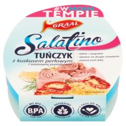 Salatino Tuńczyk z kuskusem perłowym i suszonymi pom...