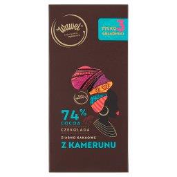 Czekolada 74% cocoa ziarno kakaowe z Kamerunu