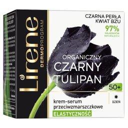 Organiczny czarny tulipan 50+ Krem-serum przeciwzmar...