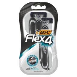 Flex 4 Jednoczęściowe maszynki do golenia 3 sztuki