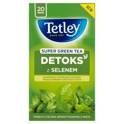Super Green Tea Detoks Herbata zielona z miętą 40 g (20 torebek)