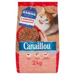 Pełnoporcjowa karma dla kotów z wołowiną i warzywami