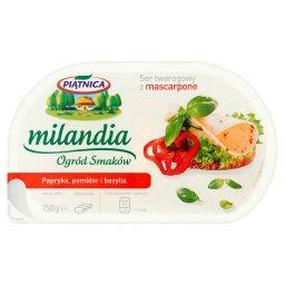 Milandia Ogród Smaków Ser twarogowy z mascarpone papryka pomidor i bazylia