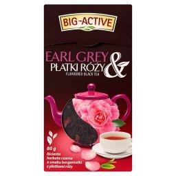 Earl Grey & Płatki Róży Liściasta herbata czarna o smaku bergamotki z płatkami róży 80 g
