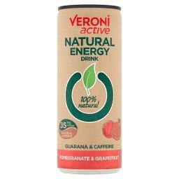Active Natural Energy Drink Napój gazowany energetyzujący granat & grejpfrut