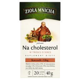 Zioła Mnicha Na cholesterol Suplement diety Herbatka ziołowa 40 g (20 torebek)