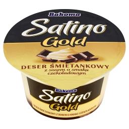 Satino Gold Deser śmietankowy z sosem o smaku czekol...