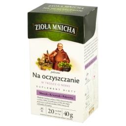 Zioła Mnicha Na oczyszczanie Suplement diety Herbatka ziołowa 40 g (20 torebek)