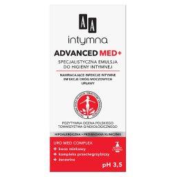 Intymna Advanced Med+ specjalistyczna emulsja do higieny intymnej Advanced pH 3,5 300 ml