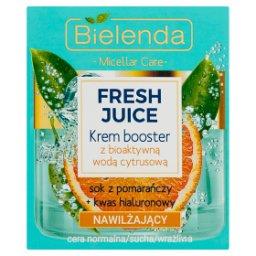 Fresh Juice Krem booster z bioaktywną wodą cytrusową nawilżający