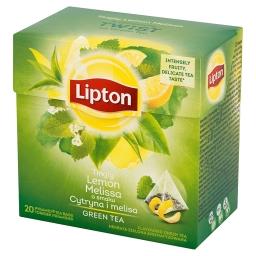 O smaku Cytryna i melisa Herbata zielona aromatyzowana 32 g (20 torebek)