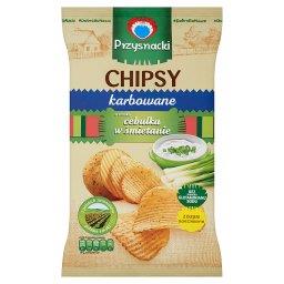 Chipsy karbowane o smaku cebulka w śmietanie 135 g