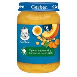 Dynia z marchewką żółtkiem i ciecierzycą dla niemowląt po 6. miesiącu 190 g
