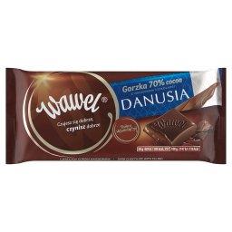 Czekolada gorzka 70% cocoa z nadzieniem czekoladki Danusia