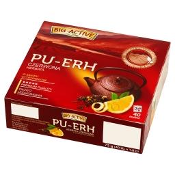 Pu-Erh Herbata czerwona o smaku cytrynowym 72 g (40 torebek)