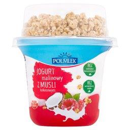 Jogurt malinowy z musli kokosowym 210 g