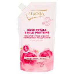 Creamy Rose Petals & Milk Proteins Kremowe mydło w płynie opakowanie uzupełniające 400 ml