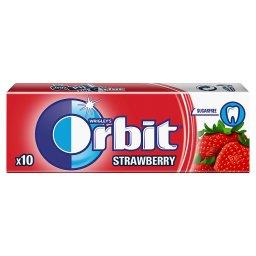 Strawberry Guma do żucia bez cukru  (10 drażetek)