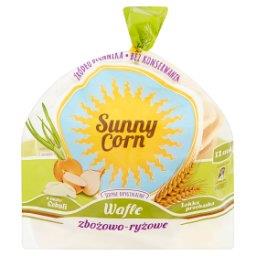 Sunny Corn Wafle zbożowo-ryżowe o smaku cebuli  (12 sztuk)