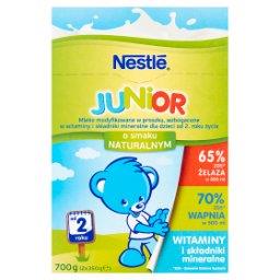 Junior Mleko modyfikowane dla dzieci od 2. roku życia o smaku naturalnym 700 g
