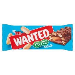 Wanted Baton nugatowy z orzeszkami ziemnymi i karmelem pokryty czekoladą mleczną