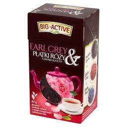 Earl Grey & Płatki Róży Liściasta herbata czarna o smaku bergamotki z płatkami róży