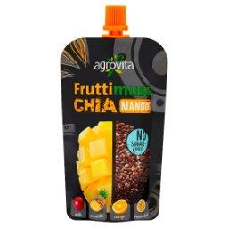 Fruttimuss Chia Puree jabłkowe z mango nasionami chia ananasem pomarańczą i marakują