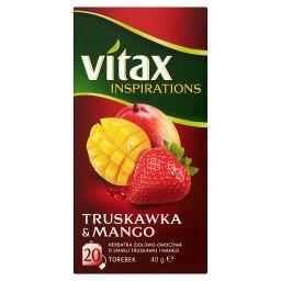 Inspirations Truskawka & Mango Herbatka ziołowo-owocowa 40 g (20 torebek)