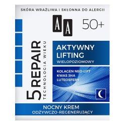 Technologia Wieku 5Repair 50+ Aktywny lifting nocny krem odżywczo-regenerujący 50 ml