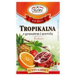 Sunny Garden Exclusive Tropikalna z granatem i acerolą Herbatka owocowa 40 g (20 torebek)