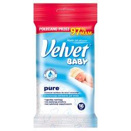 Baby Pure Hypoalergiczne nawilżane chusteczki dla dzieci i niemowląt 16 sztuk