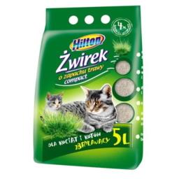 Żwirek bentonitowy o zapachu trawy dla kotów 5L