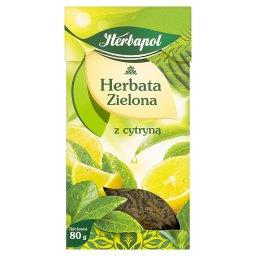 Herbata zielona z cytryną liściasta