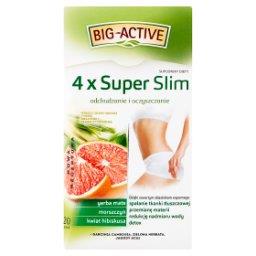 4 x Super Slim Herbatka ziołowo-owocowa Suplement diety (40 g (20 x 2 g)