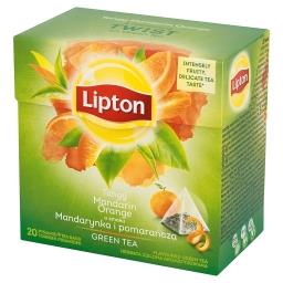O smaku Mandarynka i pomarańcza Herbata zielona aromatyzowana 36 g (20 torebek)