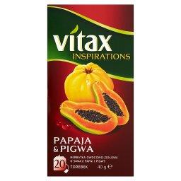 Inspirations Papaja & Pigwa Herbatka owocowo-ziołowa 40 g (20 torebek)