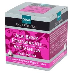 Exceptional Czarna cejlońska herbata z aromatem jagód acai granatu wanilii 40 g (20 torebek)