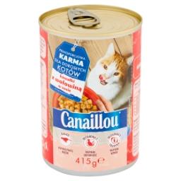 Pełnoporcjowa karma dla dorosłych kotów kawałki z wołowiną w sosie