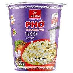 Wietnamska zupa Pho o smaku wołowiny