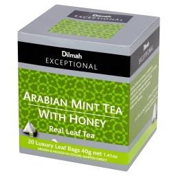 Exceptional Czarna cejlońska herbata z dodatkiem mięty i aromatu miodu 40 g (20 torebek)