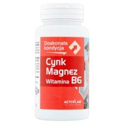 Cynk Magnez Witamina B6 Suplement diety witaminy i minerały 45 kapsułek