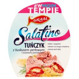Salatino Tuńczyk z kuskusem perłowym i suszonymi pom...