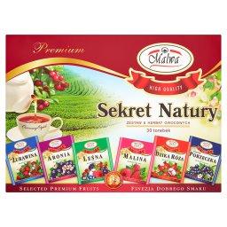 Sekret Natury Zestaw 6 herbat owocowych 60 g (30 torebek)