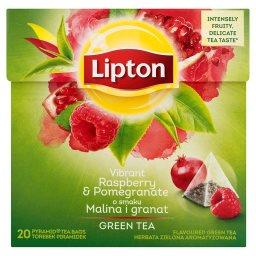 O smaku Malina i granat Herbata zielona aromatyzowan...