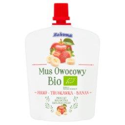 Mus owocowy Bio jabłko-truskawka-banan 90 g