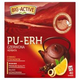 Pu-Erh Herbata czerwona o smaku cytrynowym 72 g (40 torebek)