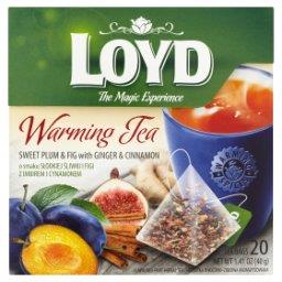 Warming Tea Herbatka owocowa o smaku śliwki i figi z imbirem i cynamonem  (20 torebek)