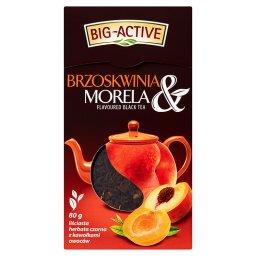 Brzoskwinia & Morela Liściasta herbata czarna z kawałkami owoców 80 g