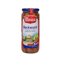 Salsichas bockwurst em frasco, 8 un